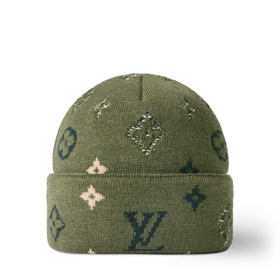 LV Crush Monogram Surplus Beanie S00 - Men - Accessories | LOUIS